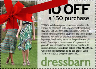 Free Printable Dress Barn Coupons