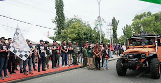 Semarak HUT Ke 17 Belopa, 3 Komunitas Otomotif Mengikuti Event Jelajah Alam Luwu