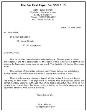 Contoh Business Letter Beserta Artinya - Aneka Contoh
