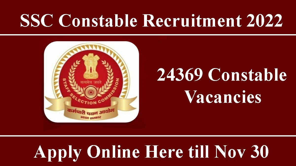 JOBS,SSC,Ssc jobs 2022,ssc 10th pass jobs,ssc 24000+ jobs,ssc jobs,SSC constable Jobs Recruitment,