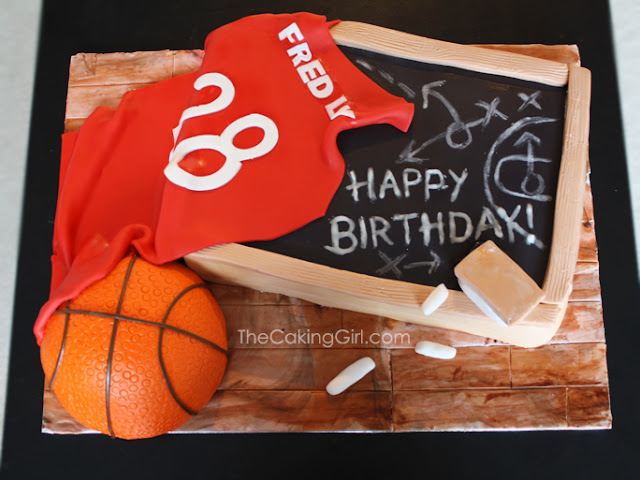 cool basketball theme birthday cake