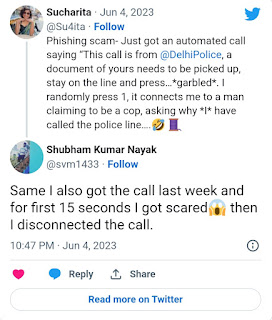 Delhi police scam people