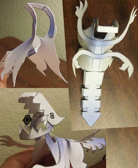 Kaiju Paper Toys - Nuckelavee & Cherubile