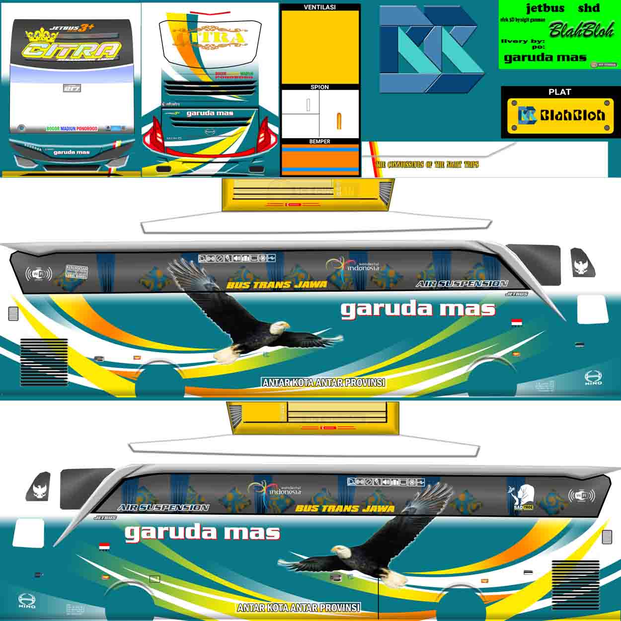 livery po garuda mas