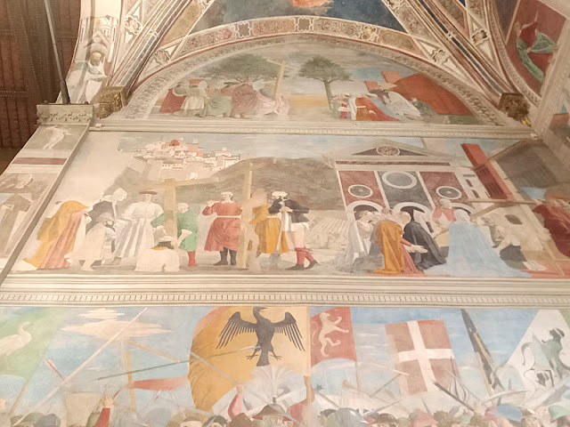 Detail of the Legend of the True Cross by Piero della Francesca, Arezzo, Italy. Photo by Loire Valley Time Travel.
