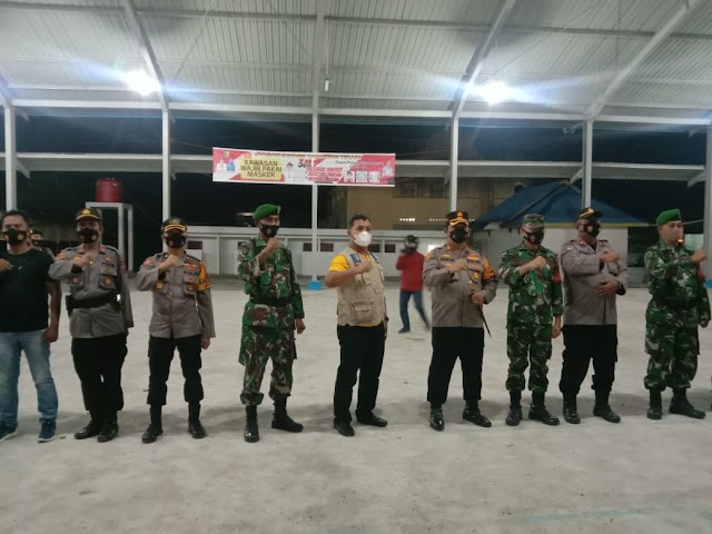 Polres Batu Bara - TNI  Gabungan Bersama Perkopinda Lakukan Patroli Sekala Besar Antisifasi Radikalisme