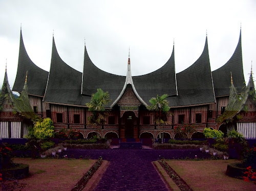  Denah  Rumah  Gadang sketsa  rumah  adat  minangkabau denah  