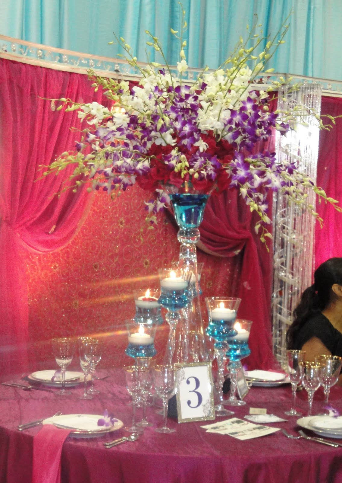 wedding backdrop hall