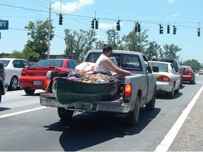 truck canoe