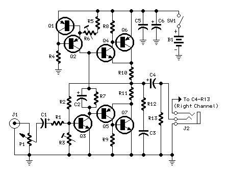 Headphone Amplifier-Battery-powered