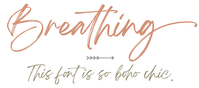 Breathing Font