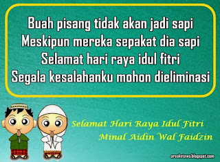 Area Ketawa - 8 Gambar Pantun Lucu Ucapan Selamat Lebaran.7