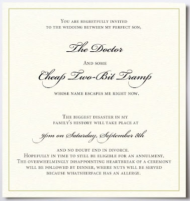 funny wedding invitation wording. funny wedding invitation