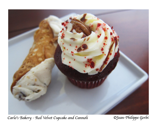 Let start with the cannoli: the shell was a bit stale and the filling ...