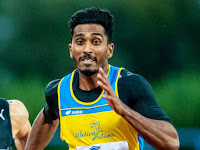  Sri Lanka’s Yupun Abeykoon sets new Sri Lanka record in 100m