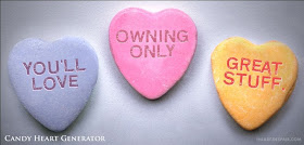 candy hearts: You'll love owning only great stuff!