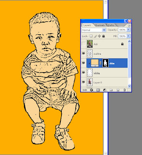 kartun dengan photoshop