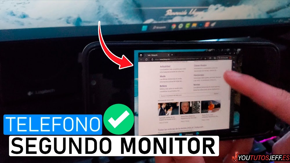 Usar Telefono como Segundo MONITOR ✅