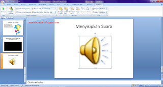 Hasil Dari Cara Menyisipkan Audio Di Microsoft PowerPoint