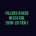 Compilation of All Fillers /fill in the blanks questions  asked in SSC CGL 2019-2020 tier 1  (with detailed solution) 