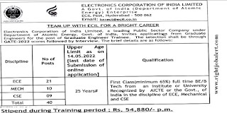 Graduate Engineering Jobs in Electronics Corporation of India Limited