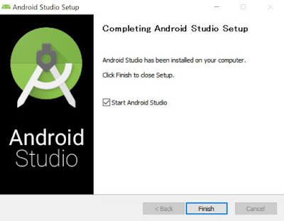 Android Studio インストール完了