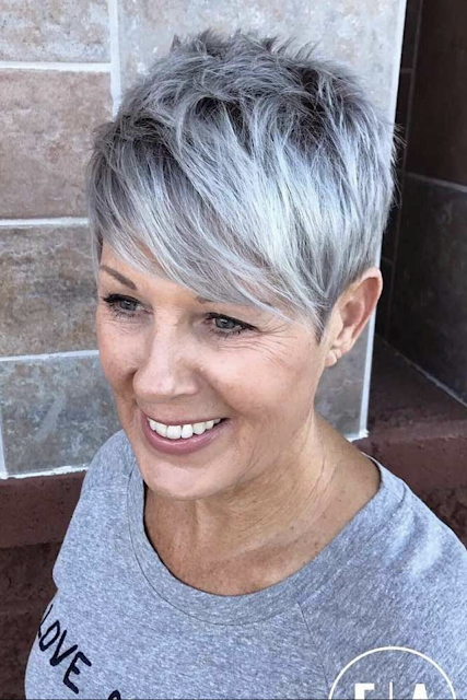 short haircuts and hairstyles for older women 2020