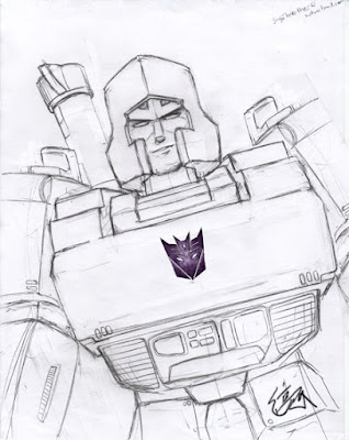 Megatron Transformers Coloring Pages