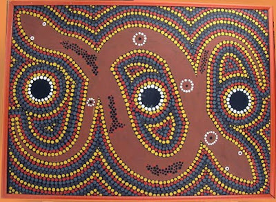 aboriginal art,  aboriginal dot painting