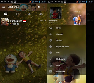 BBM Mod Doraemon Versi 3.0.0.18 Apk