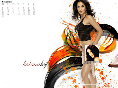 november calendar 2009. Katrina Kaif November 2009