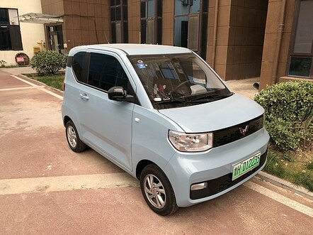 One out of the smallest cars in the world is Wuling Hong Guang Mini EV Cabrio.