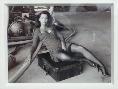 A tiny Helmut Newton polaroid from Photology Gallery 39s display of various 