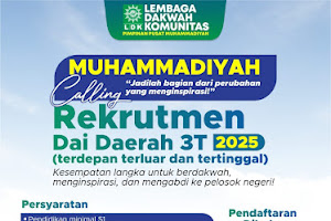 Ayo Jadi Bagian Dakwah di 3T, Daftar Program Dai Muda!