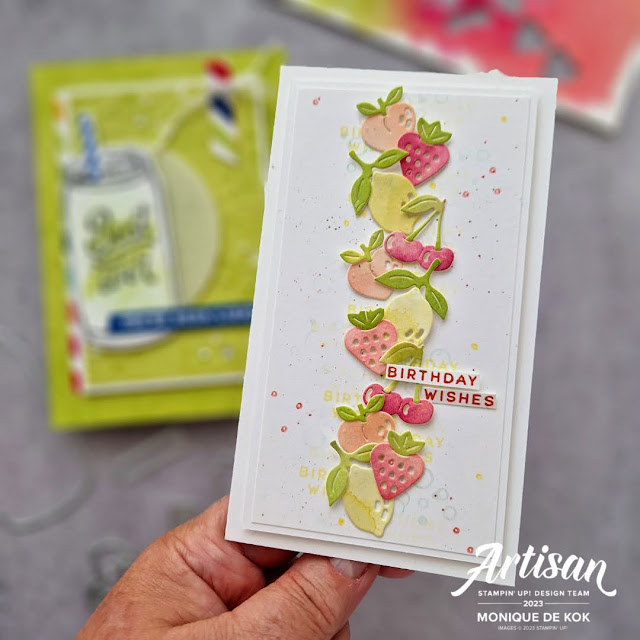 Stampin met Monique, Simply Sparkling, zelfgemaakte kaart, stempelen, Artisan Designteam, Stampin' Up!