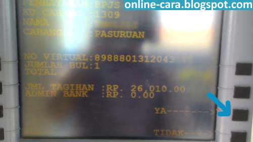 Cara Bayar BPJS Via ATM Mandiri ~ Cara Online