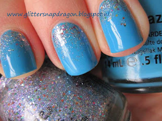 China Glaze Sunday Funday and China Glaze Liquid Crystal