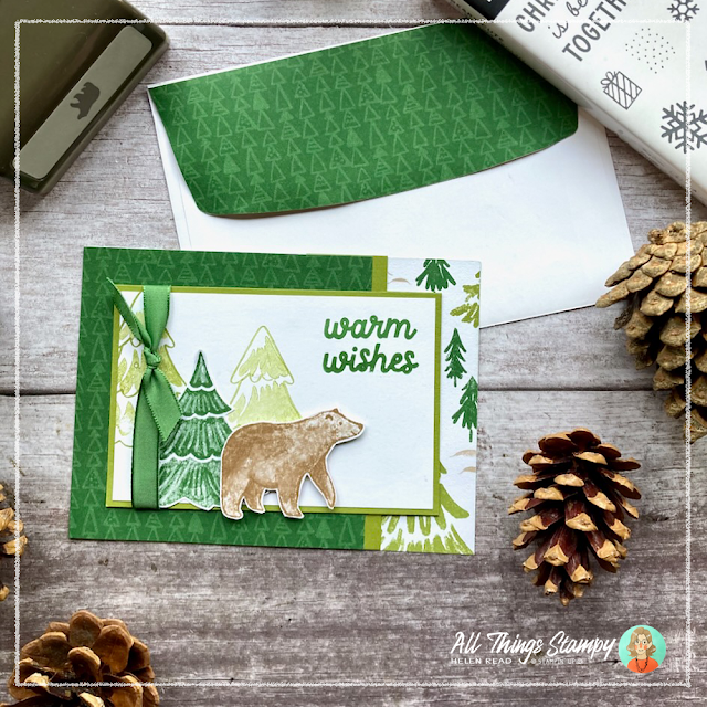 Beary Cute Christmas Walk in the Forest Stampin Up ideas