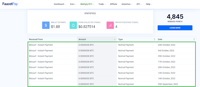 BitsSurf Proof of Payment