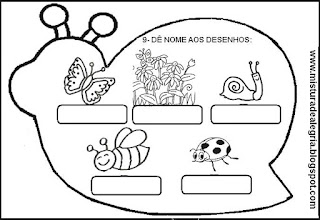 Leitura e interpretação alfabetização,o caracol vaidoso