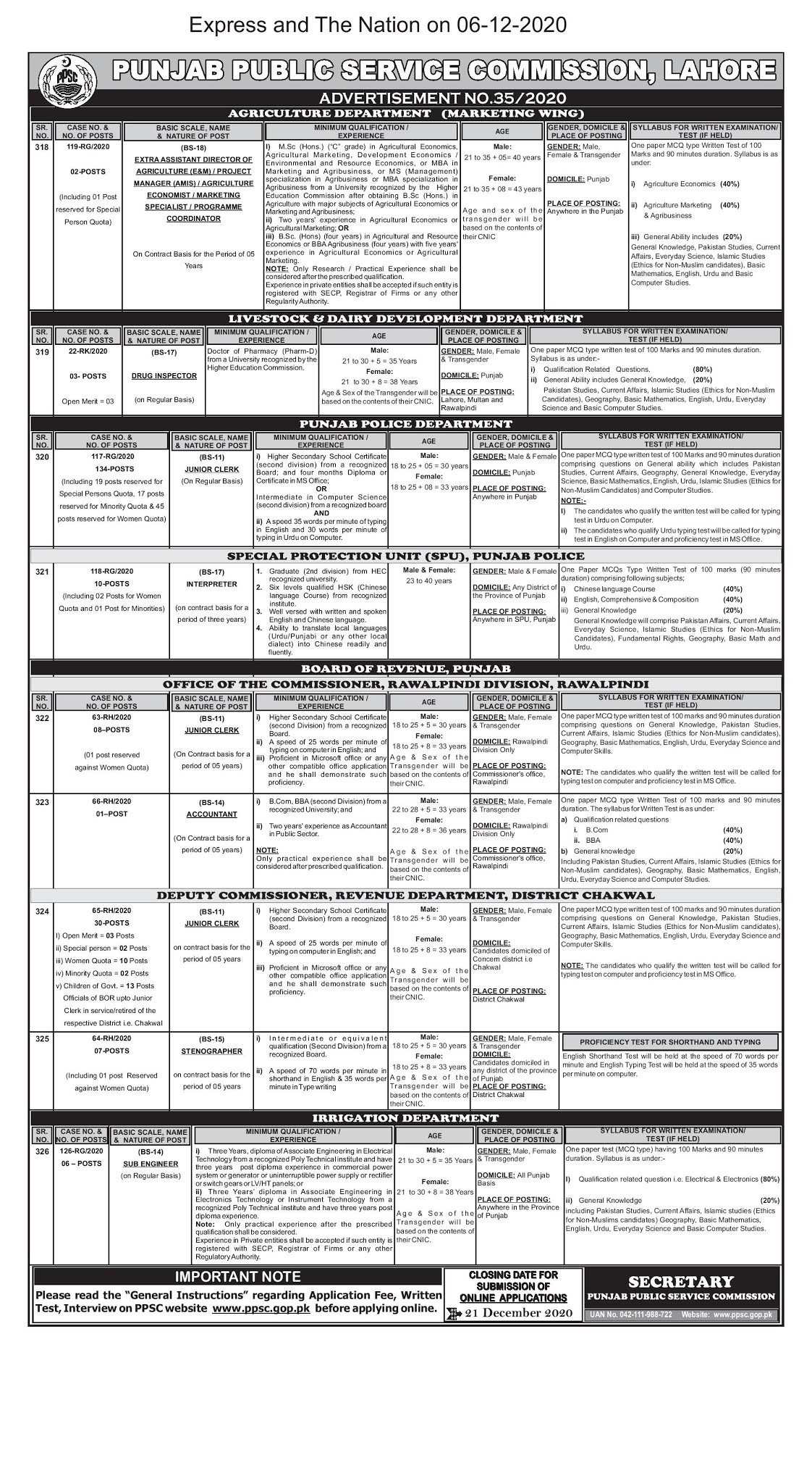 PUNJAB PUBLIC SERVICE COMMISSION JOBS|PPSC JOBS|MERENUKKRI24.GQ