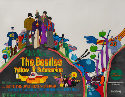Beatles film "Yellow Submarine" Poster