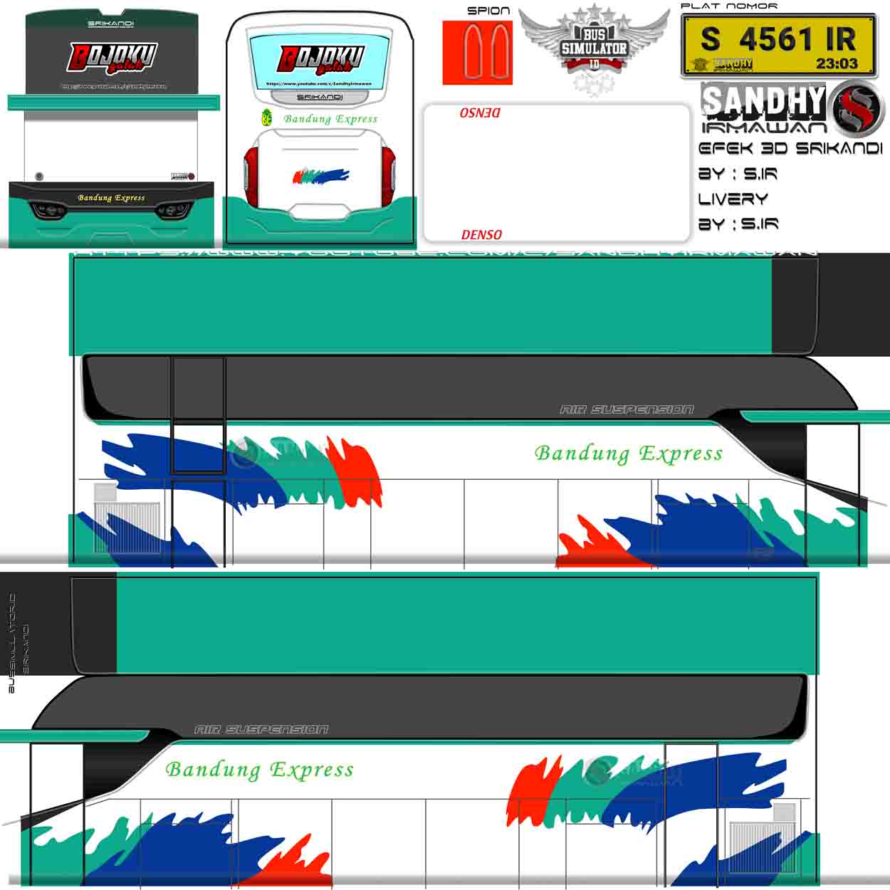 livery bussid bandung express