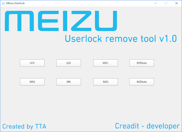 Meizu Userlock Remover Tool V1.0