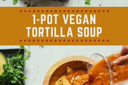 1-POT VEGAN TORTILLA SOUP