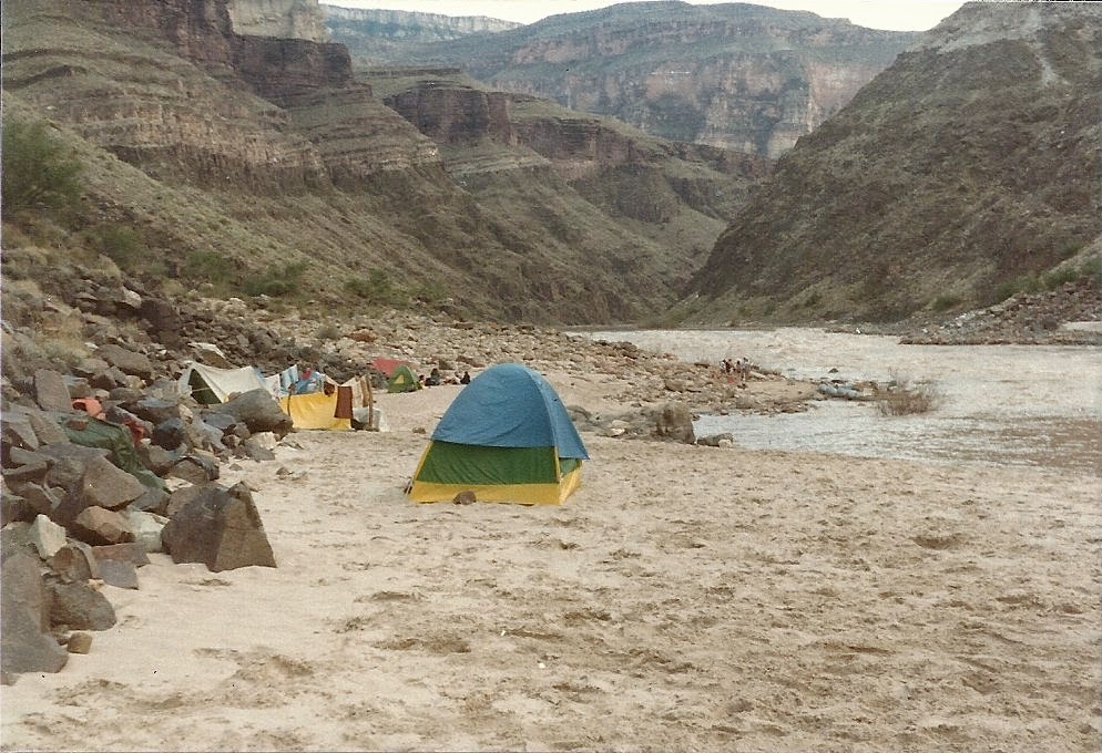 Campsite in the Grand Canyon