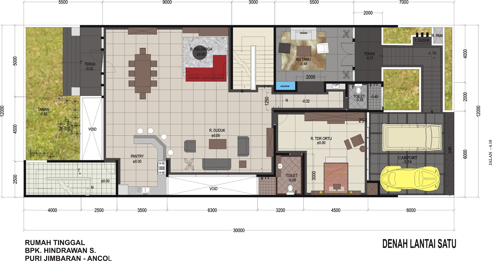 Desain Rumah Minimalis Melebar Kesamping Gambar Desain Rumah Minimalis