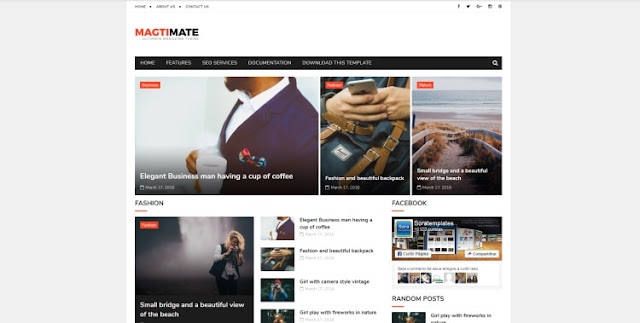 MagtiMate blogger template