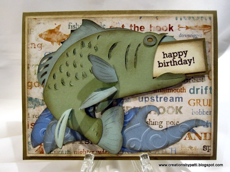 Download Creations by Patti: Bass Fishing B'day Card