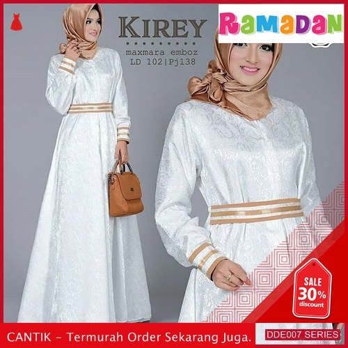 DDE007B90 Baju Muslim Wanita Gamis Lebaran Syari 2019 